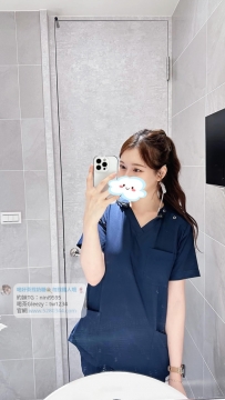 台中美女外約：晴恩165.D.47.25歲 護士制服下的淫蕩反差